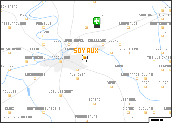 map of Soyaux