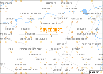 map of Soyécourt