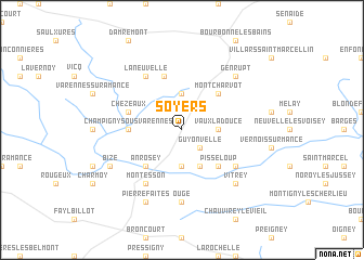 map of Soyers