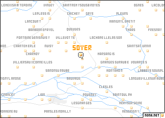 map of Soyer