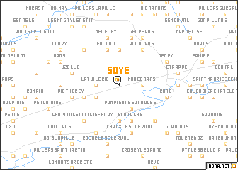 map of Soye