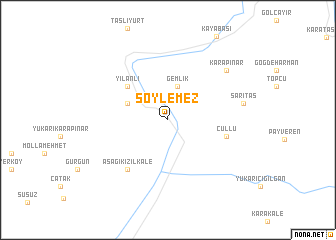 map of Söylemez