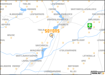 map of Soyons