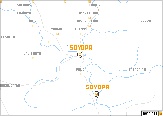 map of Soyopa