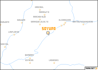 map of Soyupa
