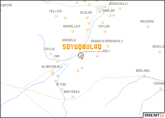 map of Soyuqbulaq