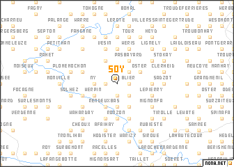 map of Soy