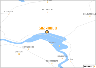 map of Sozanovo