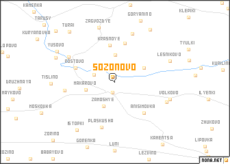 map of Sozonovo