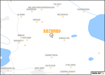 map of Sozonov