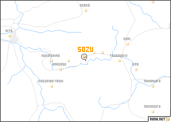 map of Sōzu