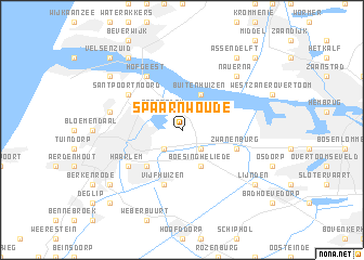 map of Spaarnwoude