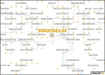 map of Spagenweiler