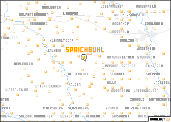 map of Spaichbühl