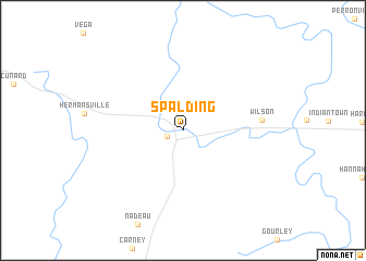 map of Spalding