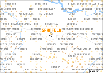 map of Spanfeld