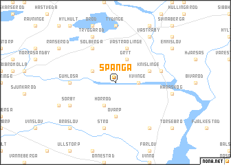 map of Spånga