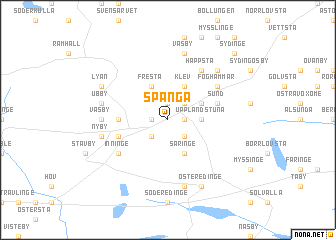 map of Spånga