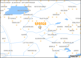 map of Spanga