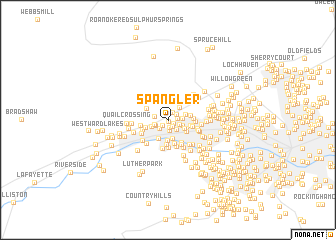 map of Spangler