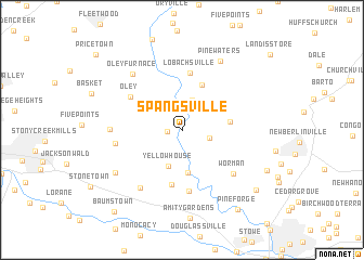 map of Spangsville