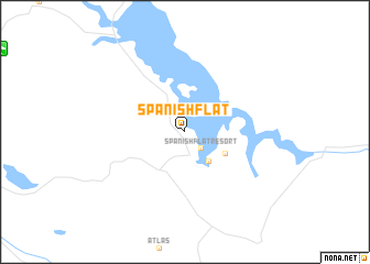 map of Spanish Flat