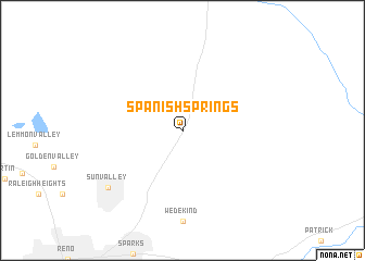 map of Spanish Springs