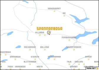 map of Spannarboda