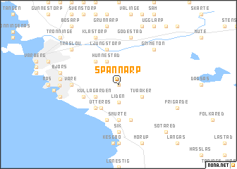 map of Spannarp