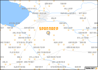 map of Spannarp