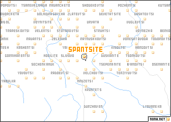 map of Spantsite