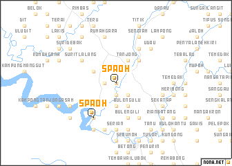 map of Spaoh