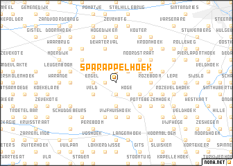 map of Sparappelhoek