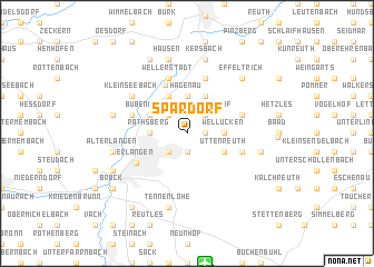 map of Spardorf