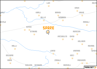 map of Spāre