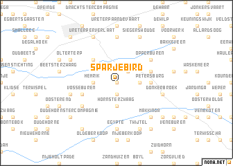 map of Sparjebird