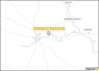 map of Sparks Crossing