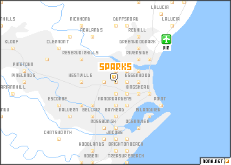 map of Sparks