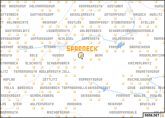 map of Sparneck