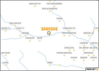 map of Sparone