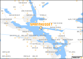map of Sparrhugget