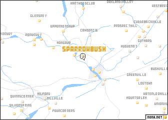 map of Sparrow Bush