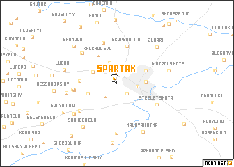 map of Spartak