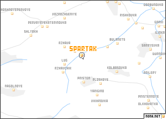 map of Spartak