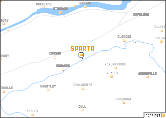 map of Sparta