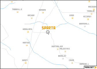 map of Sparta