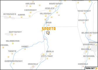 map of Sparta