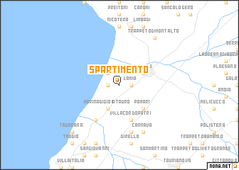 map of Spartimento