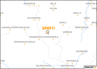 map of Sparti