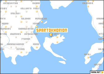 map of Spartokhórion